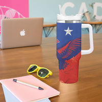 Chile Rugby Custom Los Condores Tumbler With Handle Copihue Motifs