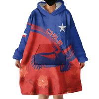 Chile Rugby Custom Los Condores Wearable Blanket Hoodie Copihue Motifs
