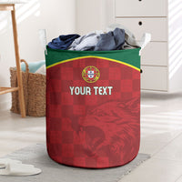 Portugal Rugby Custom Os Lobos Laundry Basket Bandeira das Quinas Inspired