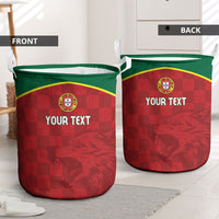 Portugal Rugby Custom Os Lobos Laundry Basket Bandeira das Quinas Inspired