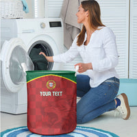 Portugal Rugby Custom Os Lobos Laundry Basket Bandeira das Quinas Inspired