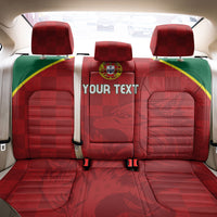Portugal Rugby Custom Os Lobos Back Car Seat Cover Bandeira das Quinas Inspired