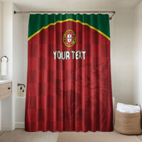 Portugal Rugby Custom Os Lobos Bathroom Set Bandeira das Quinas Inspired
