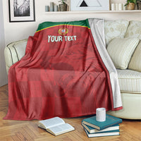 Portugal Rugby Custom Os Lobos Blanket Bandeira das Quinas Inspired