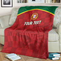 Portugal Rugby Custom Os Lobos Blanket Bandeira das Quinas Inspired