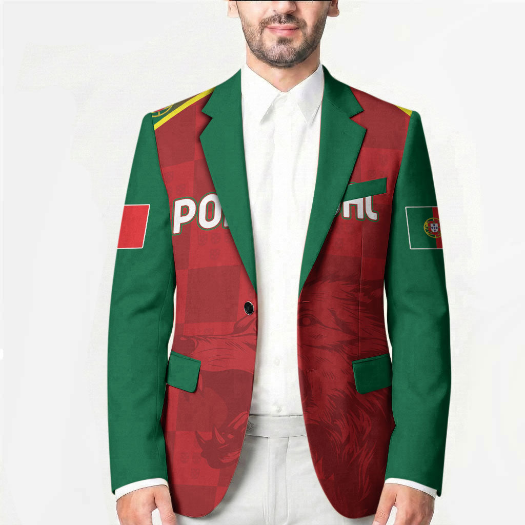 Portugal Rugby Custom Os Lobos Blazer Bandeira das Quinas Inspired