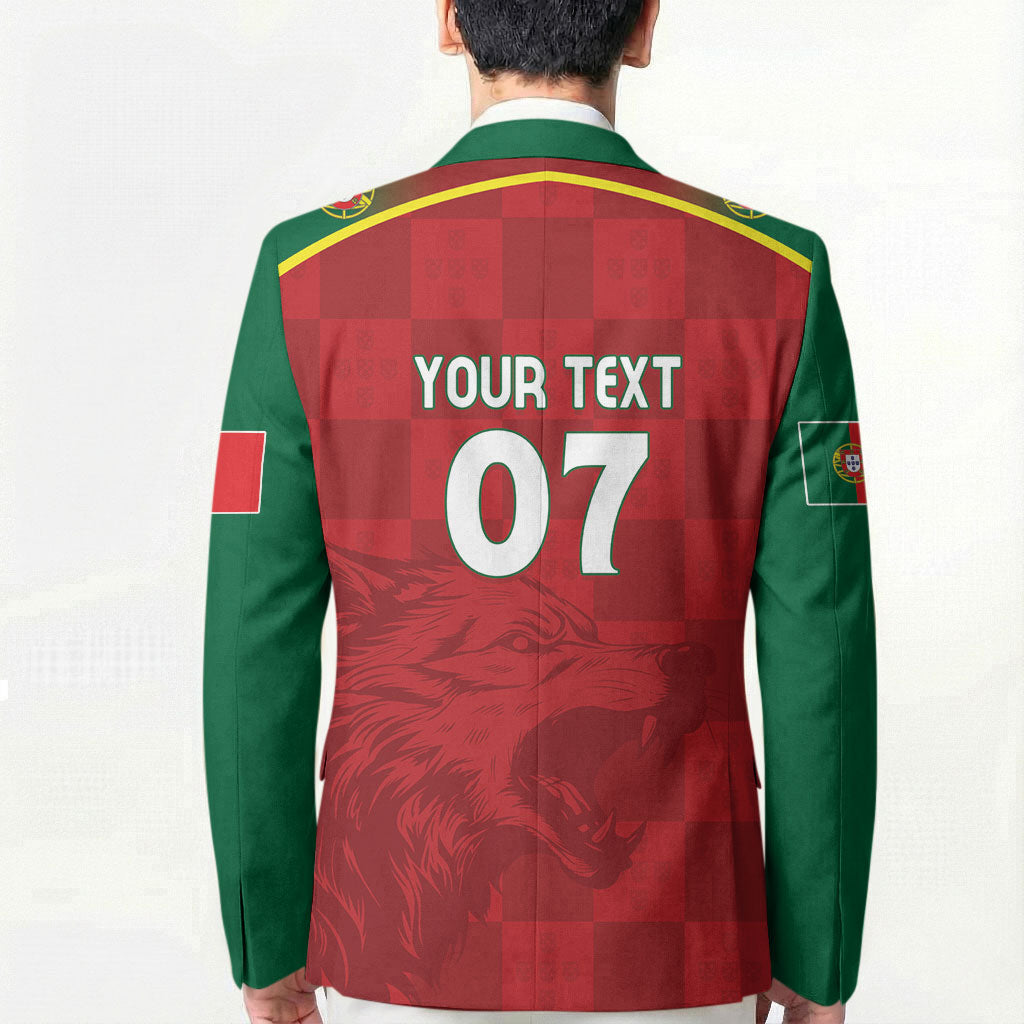 Portugal Rugby Custom Os Lobos Blazer Bandeira das Quinas Inspired
