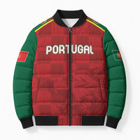 Portugal Rugby Custom Os Lobos Bomber Puffer Jacket Bandeira das Quinas Inspired