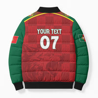 Portugal Rugby Custom Os Lobos Bomber Puffer Jacket Bandeira das Quinas Inspired