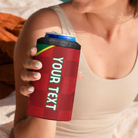 Portugal Rugby Custom Os Lobos 4 in 1 Can Cooler Tumbler Bandeira das Quinas Inspired