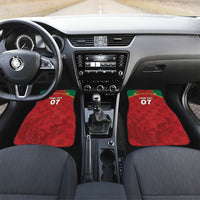 Portugal Rugby Custom Os Lobos Car Mats Bandeira das Quinas Inspired