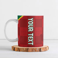 Portugal Rugby Custom Os Lobos Ceramic Mug Bandeira das Quinas Inspired