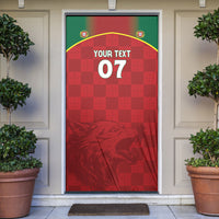 Portugal Rugby Custom Os Lobos Door Cover Bandeira das Quinas Inspired
