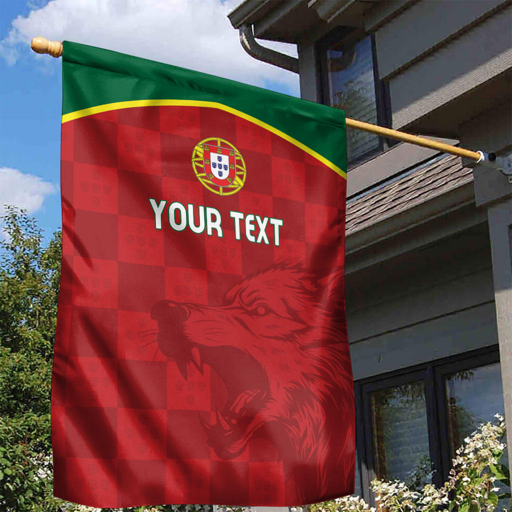 Portugal Rugby Custom Os Lobos Garden Flag Bandeira das Quinas Inspired