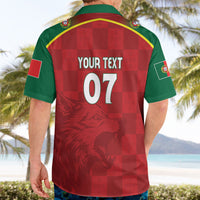 Portugal Rugby Custom Os Lobos Hawaiian Shirt Bandeira das Quinas Inspired