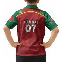 Portugal Rugby Custom Os Lobos Hawaiian Shirt Bandeira das Quinas Inspired