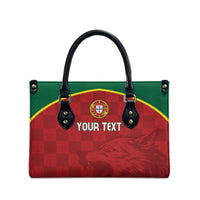 Portugal Rugby Custom Os Lobos Leather Bag Bandeira das Quinas Inspired