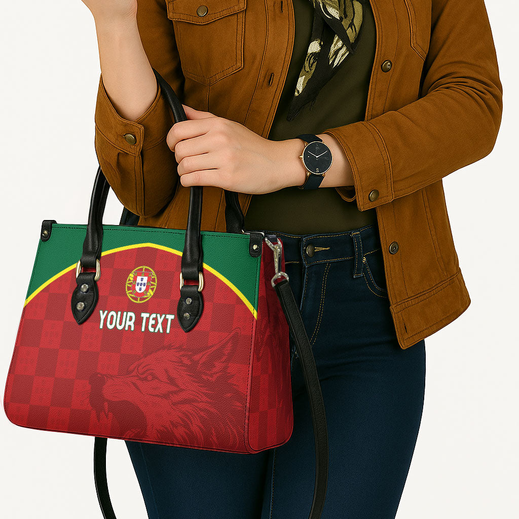 Portugal Rugby Custom Os Lobos Leather Bag Bandeira das Quinas Inspired