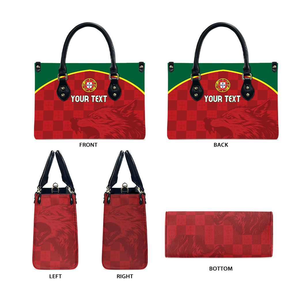 Portugal Rugby Custom Os Lobos Leather Bag Bandeira das Quinas Inspired