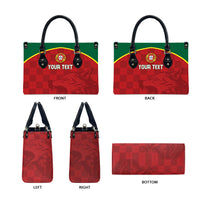 Portugal Rugby Custom Os Lobos Leather Bag Bandeira das Quinas Inspired