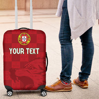 Portugal Rugby Custom Os Lobos Luggage Cover Bandeira das Quinas Inspired