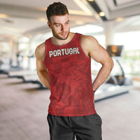 Portugal Rugby Custom Os Lobos Men Tank Top Bandeira das Quinas Inspired