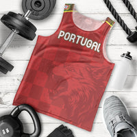 Portugal Rugby Custom Os Lobos Men Tank Top Bandeira das Quinas Inspired