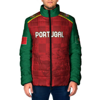 Portugal Rugby Custom Os Lobos Padded Jacket Bandeira das Quinas Inspired