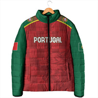 Portugal Rugby Custom Os Lobos Padded Jacket Bandeira das Quinas Inspired