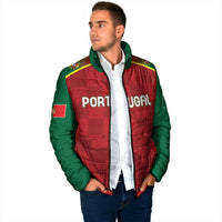 Portugal Rugby Custom Os Lobos Padded Jacket Bandeira das Quinas Inspired