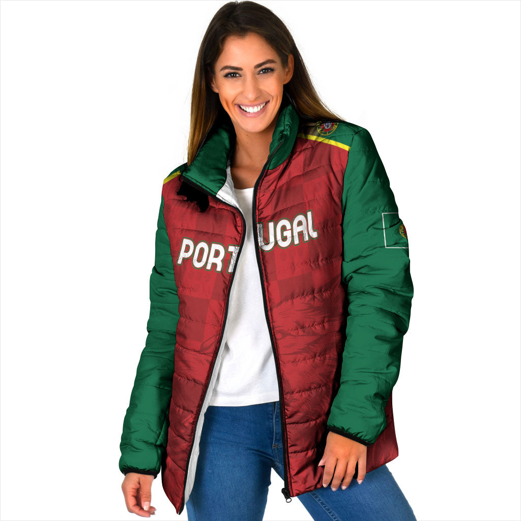 Portugal Rugby Custom Os Lobos Padded Jacket Bandeira das Quinas Inspired