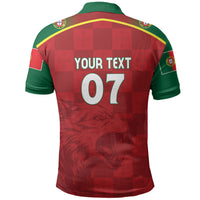 Portugal Rugby Custom Os Lobos Polo Shirt Bandeira das Quinas Inspired