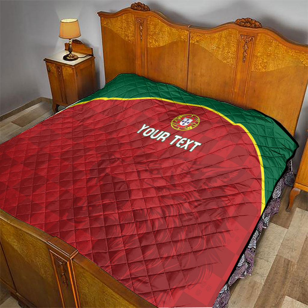 Portugal Rugby Custom Os Lobos Quilt Bandeira das Quinas Inspired