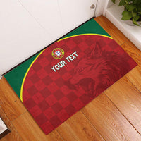 Portugal Rugby Custom Os Lobos Rubber Doormat Bandeira das Quinas Inspired