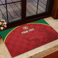 Portugal Rugby Custom Os Lobos Rubber Doormat Bandeira das Quinas Inspired