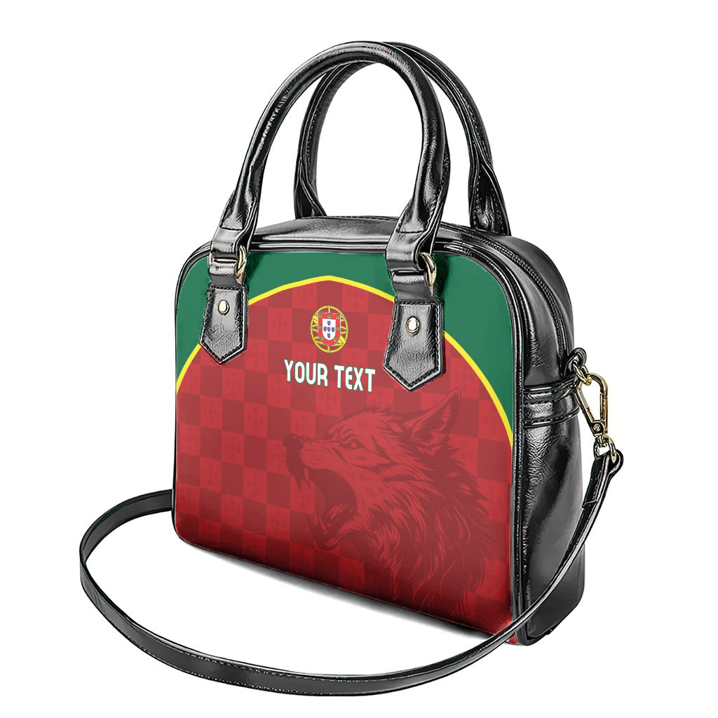 Portugal Rugby Custom Os Lobos Shoulder Handbag Bandeira das Quinas Inspired
