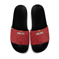 Portugal Rugby Custom Os Lobos Slide Sandals Bandeira das Quinas Inspired