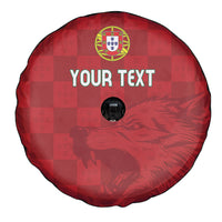 Portugal Rugby Custom Os Lobos Spare Tire Cover Bandeira das Quinas Inspired