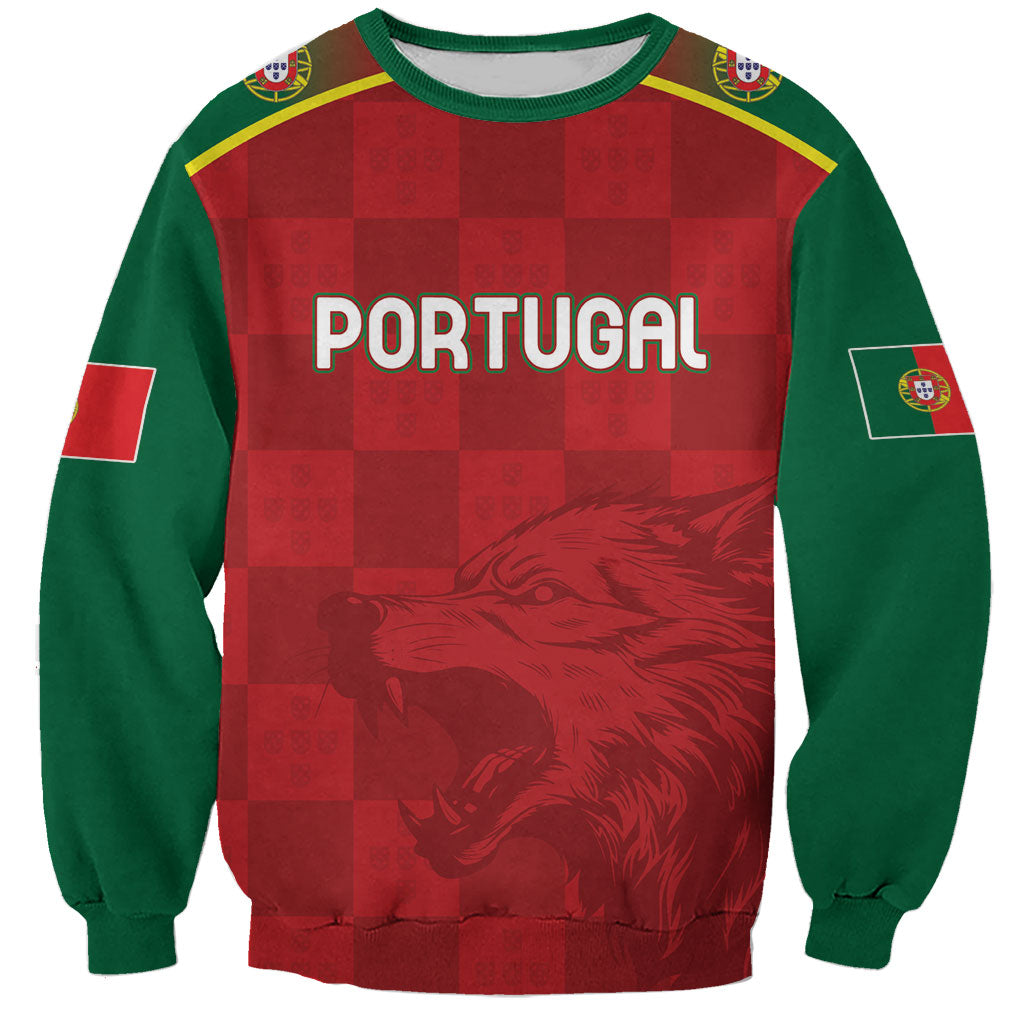 Portugal Rugby Custom Os Lobos Sweatshirt Bandeira das Quinas Inspired
