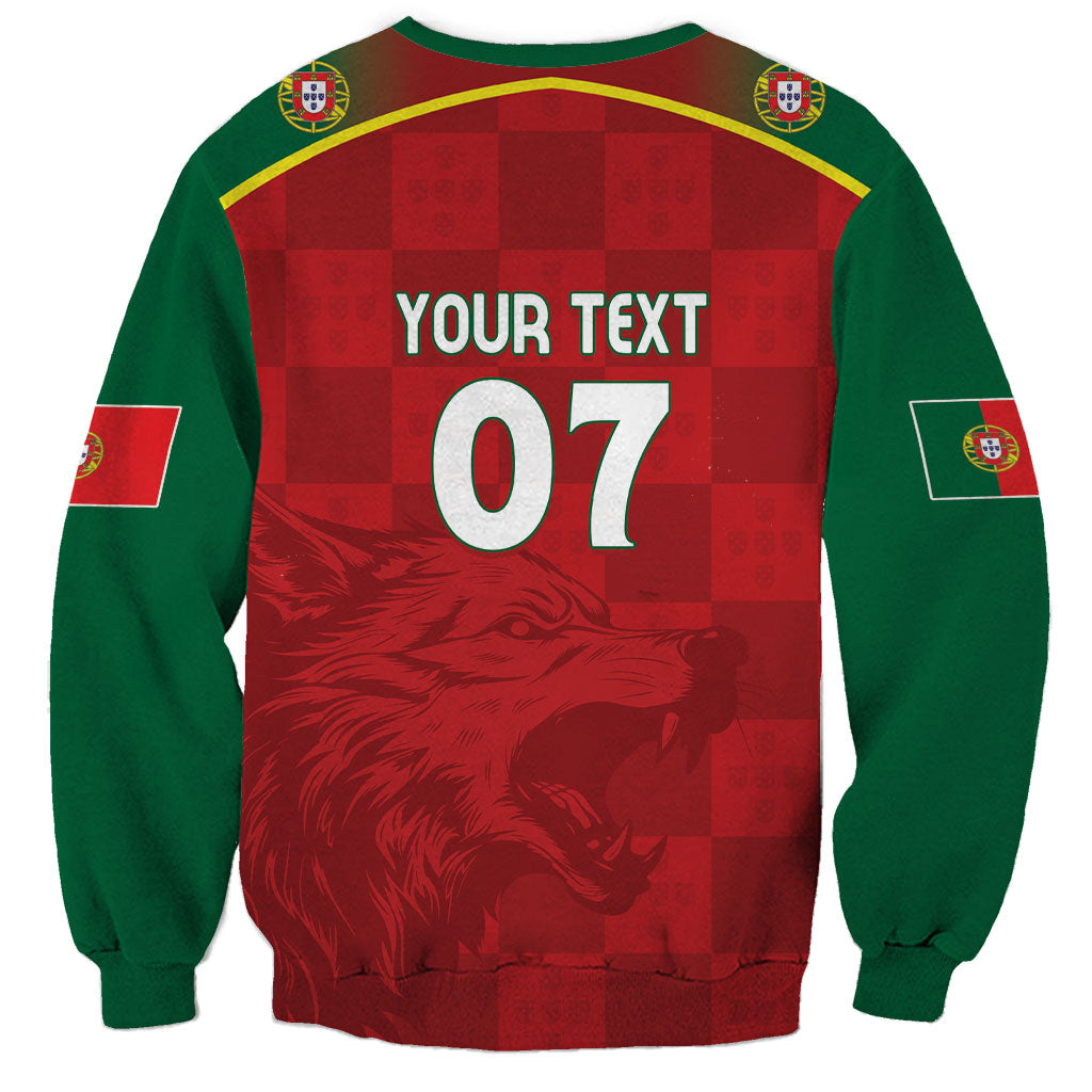 Portugal Rugby Custom Os Lobos Sweatshirt Bandeira das Quinas Inspired