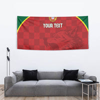 Portugal Rugby Custom Os Lobos Tapestry Bandeira das Quinas Inspired