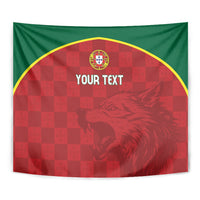 Portugal Rugby Custom Os Lobos Tapestry Bandeira das Quinas Inspired