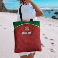 Portugal Rugby Custom Os Lobos Tote Bag Bandeira das Quinas Inspired
