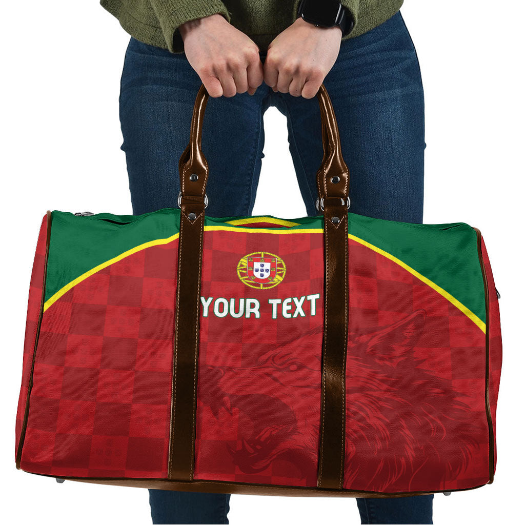 Portugal Rugby Custom Os Lobos Travel Bag Bandeira das Quinas Inspired