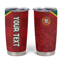 Portugal Rugby Custom Os Lobos Tumbler Cup Bandeira das Quinas Inspired