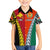 Personalised Papua New Guinea Mix Penama Kid Hawaiian Shirt Tribal Patterns Half-Half Style - Wonder Print Shop