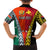 Personalised Papua New Guinea Mix Penama Kid Hawaiian Shirt Tribal Patterns Half-Half Style - Wonder Print Shop