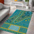 African Dashiki Area Rug Luxury Teal LT7 - Wonder Print Shop