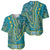 African Dashiki Baseball Jersey Luxury Teal LT7 - Wonder Print Shop