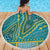 African Dashiki Beach Blanket Luxury Teal LT7 - Wonder Print Shop